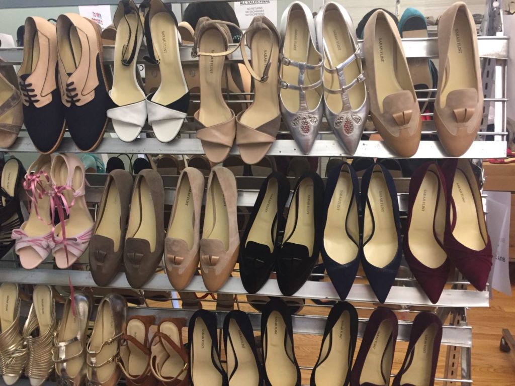 sarah flint sample sale